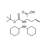 Dicyclohexylamine (S)-2-(Boc-amino)-4-pentenoate