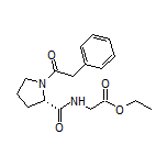 Ethyl (S)-2-[1-(2-Phenylacetyl)pyrrolidine-2-carboxamido]acetate