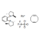 (-)-1,2-Bis[(2R,5R)-2,5-dimethylphospholano]benzene(1,5-cyclooctadiene)rhodium(I) Trifluoromethanesulfonate