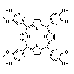 meso-Tetra(3-methoxy-4-hydroxyphenyl) porphine