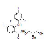 (R)-N-(2,3-Dihydroxypropoxy)-3,4-difluoro-2-[(2-fluoro-4-iodophenyl)amino]benzamide