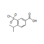 3-(Chlorosulfonyl)-4-isopropylbenzoic Acid