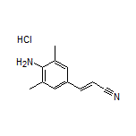 (E)-3-(4-Amino-3,5-dimethylphenyl)acrylonitrile Hydrochloride
