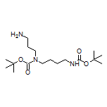 N1-(3-Aminopropyl)-N4-Boc-N1-Boc-butane-1,4-diamine