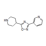 5-(4-Piperidyl)-3-(3-pyridyl)-1,2,4-oxadiazole