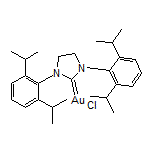 Chloro[1,3-bis[2,6-di-i-propylphenyl]-4,5-dihydroimidazol-2-ylidene]gold(I)