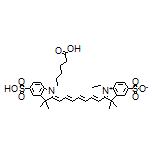 2-[7-[1-(5-Carboxypentyl)-3,3-dimethyl-5-sulfoindolin-2-ylidene]-1,3,5-heptatrien-1-yl]-1-ethyl-3,3-dimethyl-3H-indol-1-ium-5-sulfonate