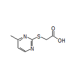 2-[(4-Methyl-2-pyrimidinyl)thio]acetic Acid