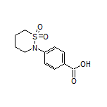 4-(1,1-Dioxido-1,2-thiazinan-2-yl)benzoic Acid
