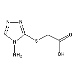[(4-amino-4H-1,2,4-triazol-3-yl)thio]acetic acid