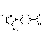 4-(5-amino-3-methyl-1H-pyrazol-1-yl)benzoic acid HCl