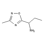 1-(3-methyl-1,2,4-oxadiazol-5-yl)propan-1-amine HCl