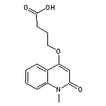 4-[(1-methyl-2-oxo-1,2-dihydroquinolin-4-yl)oxy]butanoic acid