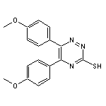 5,6-bis(4-methoxyphenyl)-1,2,4-triazine-3-thiol