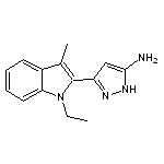 3-(1-ethyl-3-methyl-1H-indol-2-yl)-1H-pyrazol-5-amine