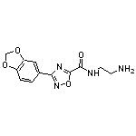 N-(2-aminoethyl)-3-(1,3-benzodioxol-5-yl)-1,2,4-oxadiazole-5-carboxamide