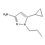 5-Cyclopropyl-1-propyl-1H-pyrazol-3-amine