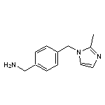 {4-[(2-methyl-1H-imidazol-1-yl)methyl]benzyl}amine