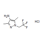3,5-Dimethyl-1-(2,2,2-trifluoroethyl)-1H-pyrazol-4-amine Hydrochloride