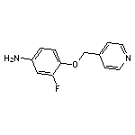 3-fluoro-4-(pyridin-4-ylmethoxy)aniline 2HCl