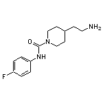 4-(2-aminoethyl)-N-(4-fluorophenyl)tetrahydro-1(2H)-pyridinecarboxamide HCl