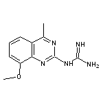 N-(8-methoxy-4-methylquinazolin-2-yl)guanidine