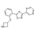 2-{5-[2-(azetidin-3-yloxy)phenyl]-1,2,4-oxadiazol-3-yl}pyrazine 2HCL
