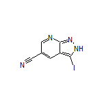 3-Iodo-2H-pyrazolo[3,4-b]pyridine-5-carbonitrile