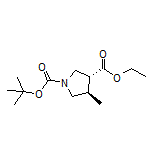 Ethyl (3R,4R)-1-Boc-4-methylpyrrolidine-3-carboxylate