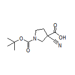 1-Boc-3-cyanopyrrolidine-3-carboxylic Acid