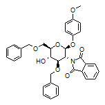 4-Methoxyphenyl 3,6-Di-O-benzyl-2-deoxy-2-phthalimido-beta-D-glucopyranoside