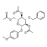 4-Methoxyphenyl 2,4,6-Tri-O-acetyl-3-O-benzyl-beta-D-glucopyranoside