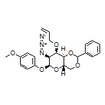 4-Methoxyphenyl 3-O-Allyl-2-azido-4,6-O-benzylidene-2-deoxy-beta-D-galactopyranoside