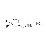 (3,3-Difluorocyclopentyl)methanamine Hydrochloride