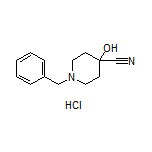 1-Benzyl-4-hydroxypiperidine-4-carbonitrile Hydrochloride