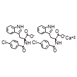 4-Chlorobenzoyl-L-tryptophan Calcium Salt