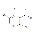 2-Bromo-5-chloro-3-fluoroisonicotinic Acid