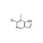 6-Chloro-7-iodo-5-azaindole