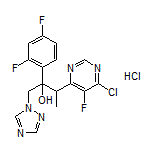 3-(6-Chloro-5-fluoropyrimidin-4-yl)-2-(2,4-difluorophenyl)-1-(1H-1,2,4-triazol-1-yl)-2-butanol Hydrochloride