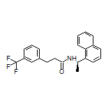 (R)-N-[1-(1-Naphthyl)ethyl]-3-[3-(trifluoromethyl)phenyl]propanamide