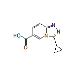 3-Cyclopropyl-[1,2,4]triazolo[4,3-a]pyridine-6-carboxylic Acid