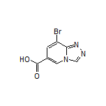 8-Bromo-[1,2,4]triazolo[4,3-a]pyridine-6-carboxylic Acid