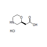 (S)-2-(Morpholin-2-yl)acetic Acid Hydrochloride