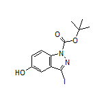 1-Boc-3-iodo-1H-indazol-5-ol