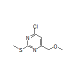 4-Chloro-6-(methoxymethyl)-2-(methylthio)pyrimidine