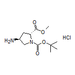 Methyl (2R,4S)-1-Boc-4-aminopyrrolidine-2-carboxylate Hydrochloride