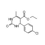 Ethyl 4-(4-chlorophenyl)-6-methyl-2-oxo-1,2,3,4-tetrahydropyrimidine-5-carboxylate