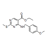 Ethyl 4-[(4-Methoxybenzyl)amino]-2-(methylthio)pyrimidine-5-carboxylate
