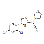 (R,E)-2-[4-(2,4-Dichlorophenyl)-1,3-dithiolan-2-ylidene]-2-(1H-imidazol-1-yl)acetonitrile
