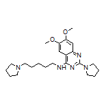 6,7-Dimethoxy-2-(pyrrolidin-1-yl)-N-[5-(pyrrolidin-1-yl)pentyl]quinazolin-4-amine